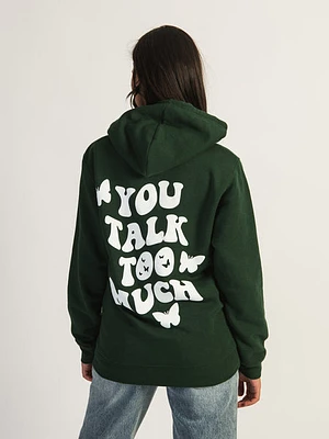 Verbage You Talk Too Much Hoodie