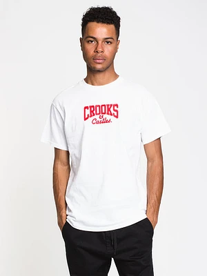 Crooks & Castles Reverse Box Logo Short Sleeve Tee - Clearance