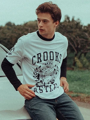 Crooks & Castles Crooks Split Hem T-shirt - Clearance