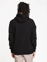 GUESS ECO ROY TRIANGLE LOGO PULLOVER HOODIE - CLEARANCE