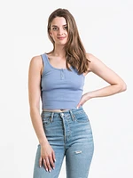 Harlow Snap Henley Tank - Clearance