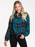 Womens Kendall Oversized Flanel - Clearance