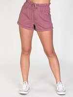 Harlow Paperbag Denim Short - Clearance