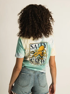 Salty Crew Ink Slinger Crop Boyfriend T-shirt