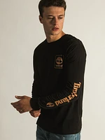 Timberland Chest Stack Long Sleeve Logo Tee