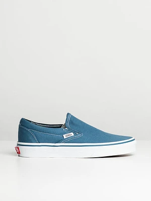 Womens Vans Classic Slip-on Navy Canvas Shoes - Clearance