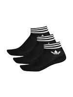 Adidas Trefoil Ankle 3 Pack Socks - Clearance