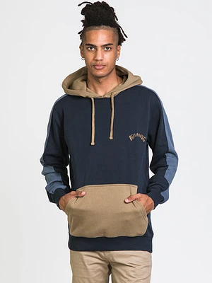 Billabong Wave Washed Blacked Pullover Hoodie - Clearance