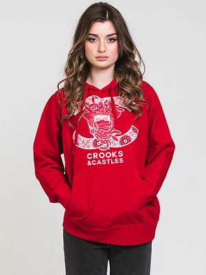 Crooks & Castles Cc Medusa Paisley Pullover Hoodie - Clearance