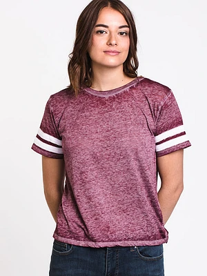 Womens Mila Burnout Tee - Clearance