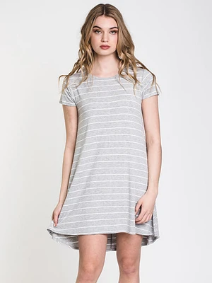 Womens Leigh Stripe Tee Dress - Clearance