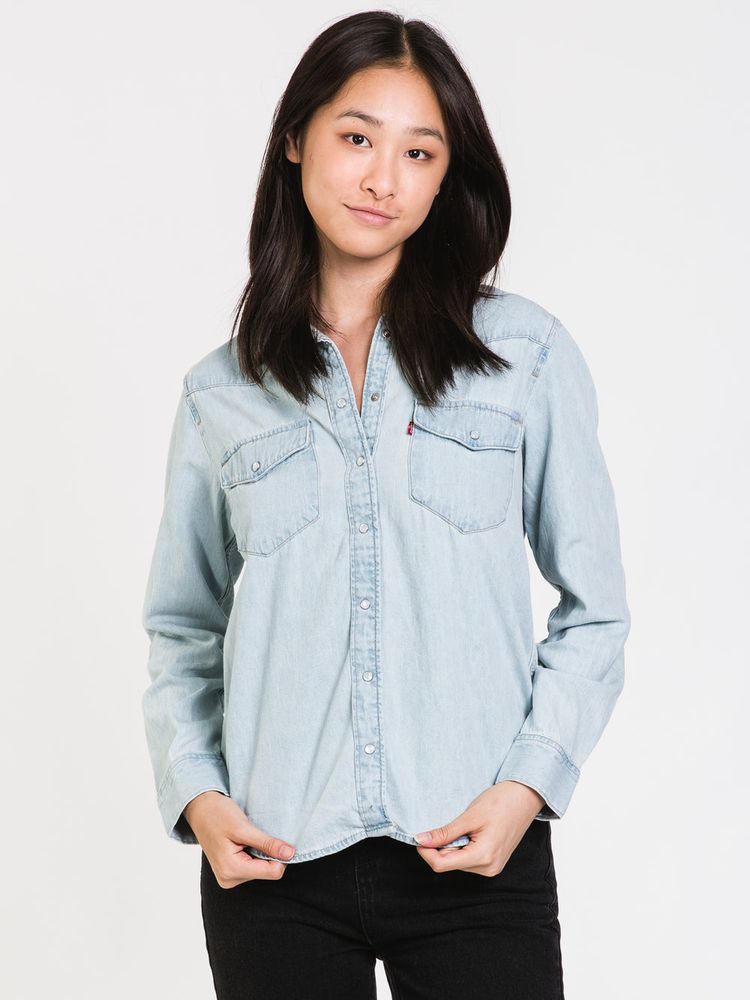 levi's ultimate western shirt dress