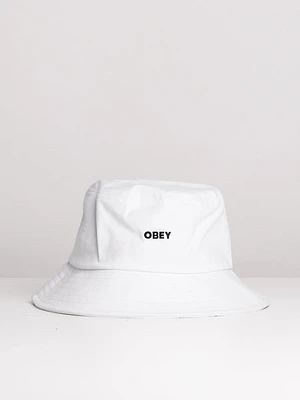 Obey Bold Bucket Hat - White - Clearance