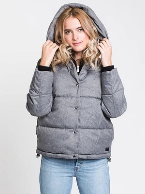 Womens Vikki Quilted Jacket - Lt Grey - Clearance