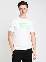 Mens Lo-fi Short Sleeve T-shirt- White - Clearance