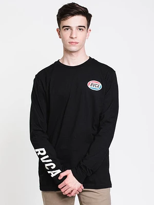 Mens Cortex Long Sleeve T-shirt - Black - Clearance