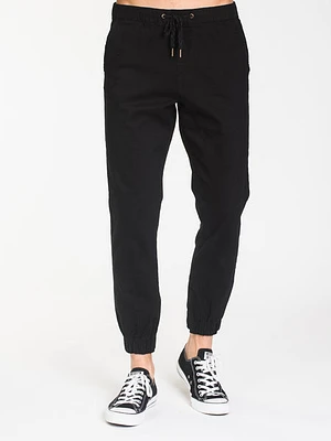 Mens Crockett Rugby Jogger - Black Clearance