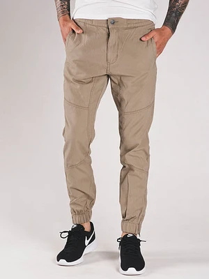 Mens Canvas Joggers - Clearance