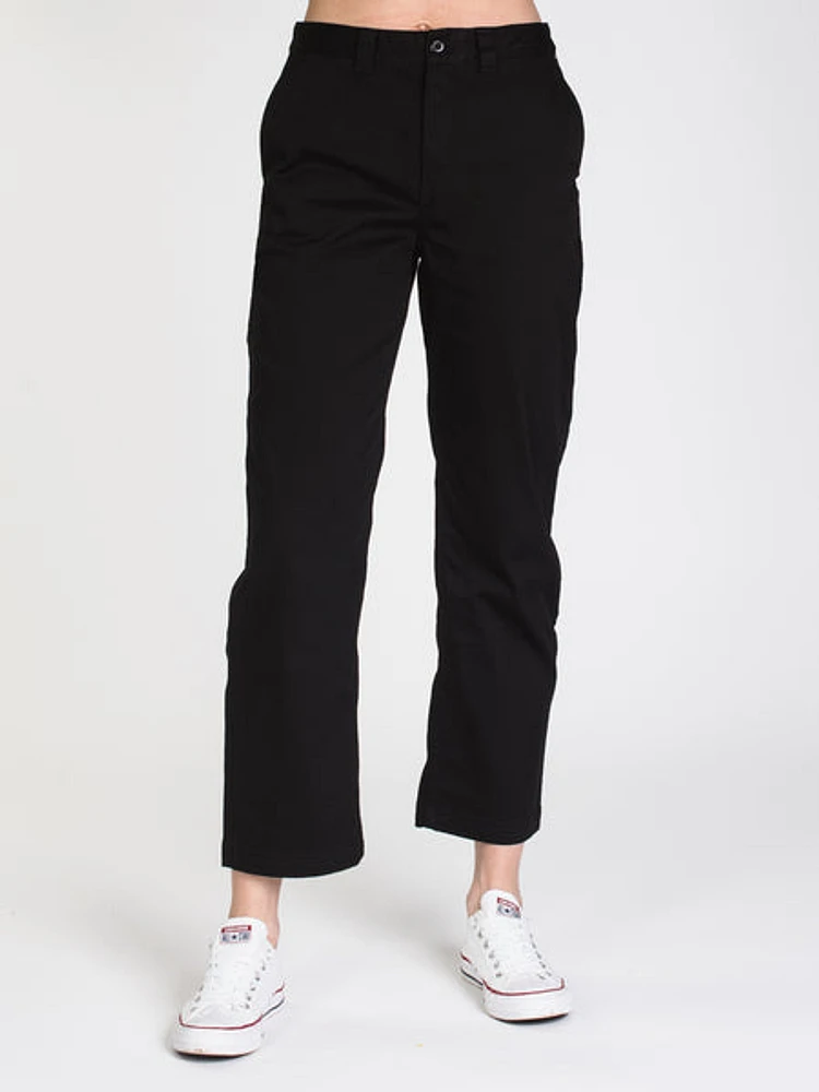 Womens Auth Chino Pant - Black - Clearance