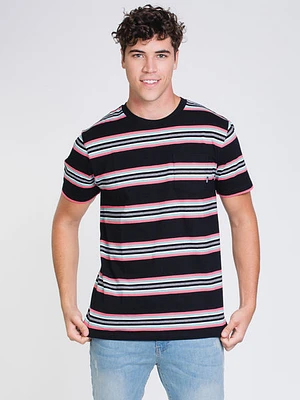 Mens Emory Short Sleeve T-shirt - Black/canton - Clearance