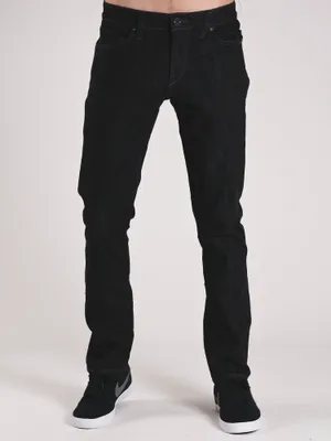 George Men's Regular Fit Jeans (34x32, Black) 