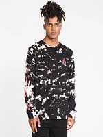 Mens Static Noise Long Sleevet-shirt- Tye - Clearance