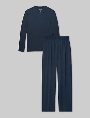Second Skin Long Sleeve Sleep Tee & Pant Set