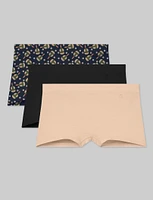 Women's Second Skin Boyshort (-Pack