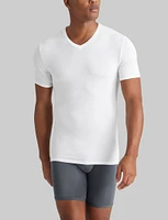 Second Skin High V-Neck Stay-Tucked Undershirt (6-Pack)