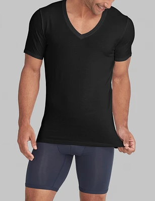 Cool Cotton Deep V-Neck Stay-Tucked Undershirt