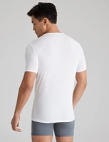 Second Skin Deep V-Neck Stay-Tucked Undershirt (-Pack