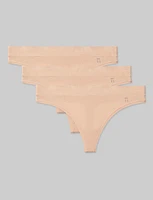 Women's Second Skin Thong (3-Pack)