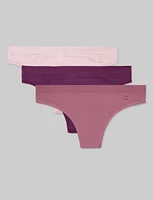 Women's Second Skin Thong (3-Pack)