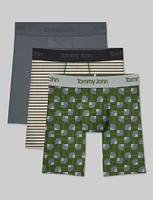 Second Skin Boxer Brief 8" (3-Pack)