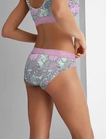 Women's Second Skin Brief, Lace Waist