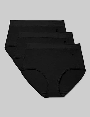 Women's Cool Cotton High Rise Brief (3-Pack)