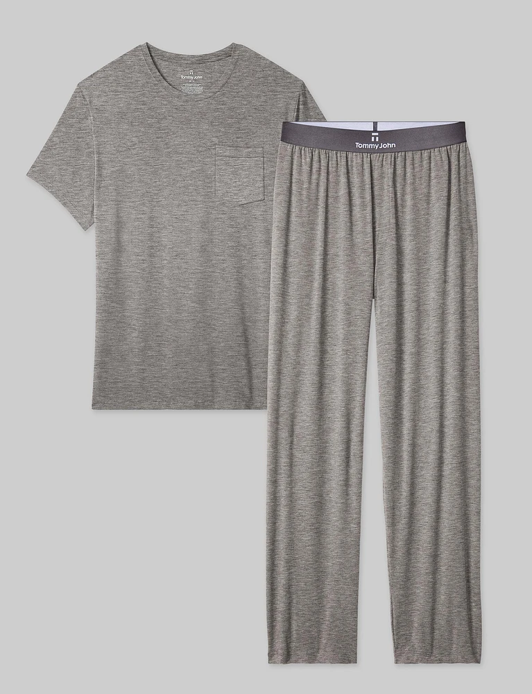 Second Skin Sleep Pocket Tee & Pant Set