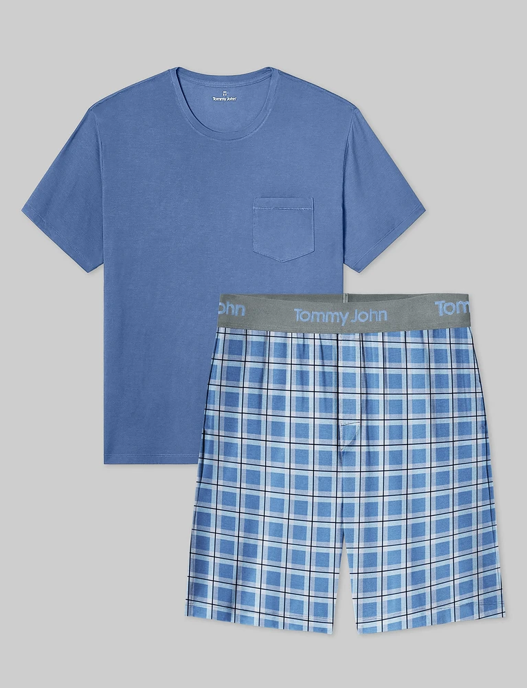 Second Skin Sleep Pocket Tee & Short Set