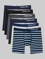 Cool Cotton Mid-Length Boxer Brief 6" (6-Pack)