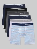 Cool Cotton Mid-Length Boxer Brief 6" (6-Pack)