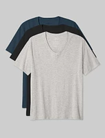 Second Skin V-Neck Tee (3-Pack)