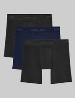 Second Skin Luxe Rib Mid-Length Boxer Brief 6" (-Pack