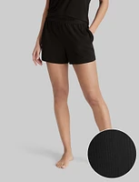 Women's Second Skin Luxe Rib Sleep Short