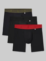 Air Mid-Length Boxer Brief 6" (3-Pack)