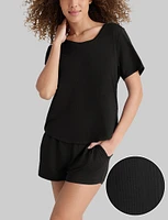 Women's Second Skin Luxe Rib Sleep Tee