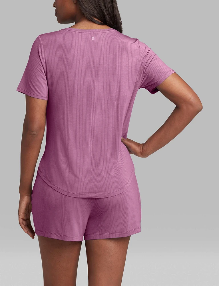 Women's Second Skin Luxe Rib Sleep Tee