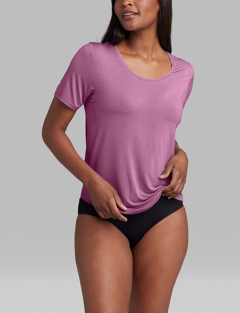 Women's Second Skin Luxe Rib Sleep Tee