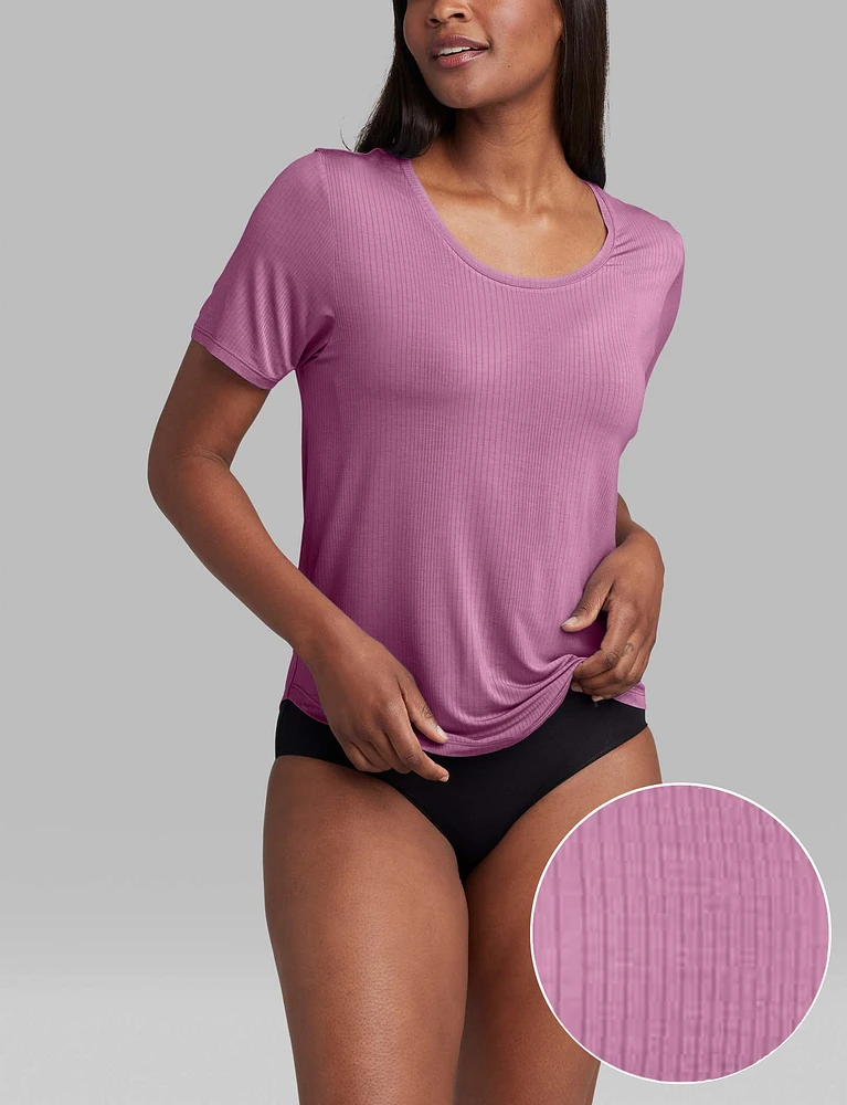 Women's Second Skin Luxe Rib Sleep Tee