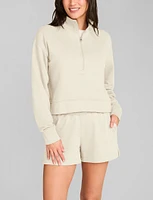 Women's French Terry Half-Zip Sweatshirt