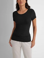 Women's Micro Rib Cap Sleeve Tee